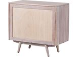 MASSIVMOEBEL24 | Mosayk #213 Comò In Legno Di Acacia Laccato / Bianco 80X42X75