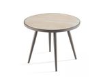 Tavolino Da Giardino Rotondo Con Piano In Vetroceramica - Oviala Tivoli