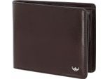 Golden Head Portafoglio Colorado Rfid Protect Billfold Coin Wallet Bordeaux Marrone Scuro