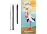 Makai Baby Banner Poster Verticale Per Nascita Cicogna Regalo 70 X 160 Cm Poster Per Balcone Giardino Da Appendere In Casa Personalizzabile Per Bambino Regalo Con Cicogna La Cicogna Era Qui Mamma E Bambino