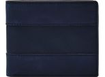 Fossil Pelle Porta Carte Di Credito Everett Bifold Card Case Insignia Blue Blu Scuro