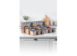 Hermia Concept, BNMPEGYAR18-13232 V2, Scatole Portaoggetti, Set Di Scatole Portaoggetti (18 Pezzi), Antracite, Plastica, 12 X 16,5 X 11,2 Cm