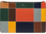 Fossil Borsa Da Polso Borsa Per Utensili Wristlet Brown Patchwork Multicolore
