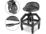 Stahlwerk Sgabello Da Officina Sedile Rotante Sgabello Rotante 136 Kg 59-76 Cm Altezza Seduta