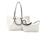 Suri Frey Borsa Shopper Suri Green - Nelly Shopper Ecru Avorio