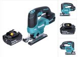 Seghetto Alternativo A Batteria Makita Djv 184 T1 18 V Brushless + 1X Batteria Ricaricabile 5,0 Ah - Senza Caricabatterie