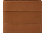 Fossil Pelle Porta Carte Di Credito Everett Bifold Card Case Saddle Marrone Chiaro