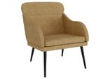 Vidaxl Poltrona Marrone 63X76X80 Cm In Velluto