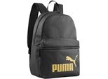 Puma Zaino Phase Backpack 22L Puma Black - Golden Logo Nero