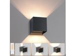 Zmh Led Wall Light 1ER Outdoor Black Wall Lamp G9 Warm White Modern Up Down IP65 Waterproof Outdoor Wall Light Adjustable Beam Corridor Lamp