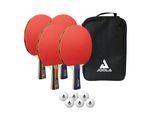 Set Da Ping Pong Joola Family Advanced - 4 Racchette Da Ping Pong + 6 Palline Da Ping Pong + Borsa Da Ping Pong