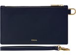 Fossil Borsa Da Polso Borsa Per Utensili Gift Wristlet Insignia Blue Blu Scuro