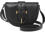 Fossil Pelle Borsa A Tracolla Harwell Small Flap Crossbody Black Nero