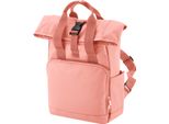 Bagbase - Zaino, Roll Top, Materiale Riciclato RW8486 (Taglia Unica) (Rosa Chiaro)