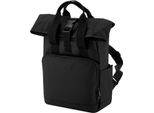 Bagbase - Zaino, Roll Top, Materiale Riciclato RW8486 (Taglia Unica) (Nero)