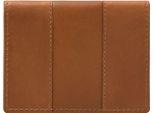 Fossil Pelle Porta Carte Di Credito Everett Card Case Bifold Saddle Marrone Chiaro