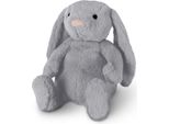 Coniglietto Di Peluche ( Grigio ) Con Orecchie Flosce - 55 Cm - Peluche Per Bambini - Peluche - Peluche Soffice - Regalo Di Pasqua Coniglietto Morbido