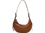 Fossil Pelle Borsa A Tracolla Harwell Hobo Brown Marrone