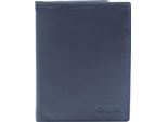 Esquire Pelle Portafoglio Viktoria Wallet Navy Blu Scuro