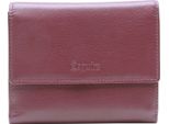 Esquire Pelle Portafoglio Viktoria Wallet With Flap Bordeaux Rosso Scuro