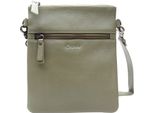 Esquire Pelle Borsa A Tracolla Peru Small Crossbody Bag Olive Oliva