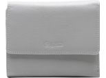 Esquire Pelle Portafoglio Viktoria Flap Wallet Grey Grigio