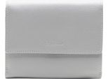 Esquire Pelle Portafoglio Viktoria Wallet With Flap Grey Grigio