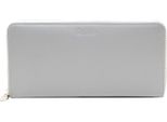 Esquire Pelle Portafoglio Viktoria Zip Around Wallet Grey Grigio