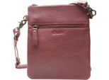 Esquire Pelle Borsa A Tracolla Peru Small Crossbody Bag Red Bordeaux