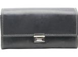 Esquire Portafoglio Da Cameriere Portafoglio Dallas Waiter Wallet Black Nero