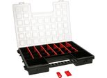 Kotarbau® Scatola Di Assortimento Doppia Portatile Scatola Di Assortimento Con Divisori Regolabili