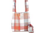 Oilily Borsa Shopper Toto Folding Tote Penelope Check Blue Haze Multicolore