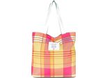 Oilily Borsa Shopper Romy Reversible Shopper Penelope Check Blue Haze Colorato