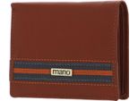 Mano Portafoglio Don Leonardo Rfid Vertical Wallet With Flap Cognac Terracotta