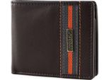 Mano Portafoglio Don Leonardo Rfid Mini Wallet Darkbrown Marrone Scuro