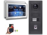 Videocitofono Ip Goliath: 10 Pollici 2 Case Famiglia, Impronta Digitale, Display, Antracite : Scatola Da Incasso: 10 Pollici In Bianco : 4 Connessioni Poe Tramite:: 4 Selezione Monitor Poe: 10 Pollici In Bianco Scatola Di Montaggio Campanello: Scatola Da Incasso