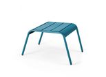 Riposo Piede In Metallo Blu Pacifico - Oviala Palavas