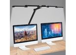 Lampada Da Tavolo A Led Da 24W Con Braccio Orientabile 5 Temperature Di Colore Dimmerabile Lampada Da Tavolo Con Protezione Degli Occhi Per Scrivania A L, Ufficio, Lettura
