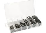 Kotarbau® Set Di Anelli A Scatto E-Clip 300 Pezzi 1,5 - 22 Mm Dimensioni Diverse + Scatola Di Assortimento