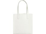 Ted Baker Borsetta Reptcon Croc Effect Small Icon Bag Nude Avorio