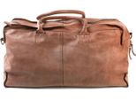 Harold's Pelle Borsa Da Viaggio Submarine Travelbag Cognac Marrone