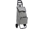 Blnbag T1 - Carrello Della Spesa Leggero 45L Borsa Della Spesa Con Ruote Carrello Della Spesa Robusto Carrello Da Picnic Carrello Della Spesa Carrello Della Spesa Carrello Della Spesa Shopper Rullo Carrello Del Mercato, Grigio