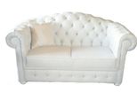 Chesterfield 3 Posti Con Funzione Letto Divano Divano Imbottito Set Divani Nuovo!!!