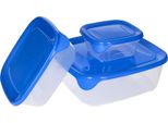 Set Di 3 Contenitori Per Alimenti Freschi Kotarbau® 0,25L 0,8L 1,7L Contenitori In Plastica Per Alimenti