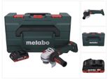 Metabo Wb 18 Lt Bl 11-125 Quick 18 V 125 Mm Smerigliatrice Angolare A Batteria Brushless + 1X Batteria 4,0 Ah + Metabox - Senza Caricabatterie