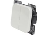 C-Line Presto Inprojal Cbe Interruttore 12-230 Volt + Telaio + Presa Iso Camper Caravan Barca Bianco