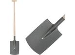Vanga S592.WH Dritta, Komaxit, Manico In Legno A T
