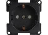 C-Line Presto Inprojal Cbe Presa Di Corrente Schuko 220 / 230 Volt Camper Caravan Nero