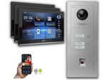 Videocitofono Ip Goliath: 10 Pollici 3 Casa Famiglia, Impronta Digitale, Argento : 10 Pollici In Nero: Scatola Da Incasso : 4 Connessione Poe Tramite:: 4 Selezione Monitor Poe: 10 Pollici In Nero Scatola Di Montaggio Campanello: Scatola Da Incasso