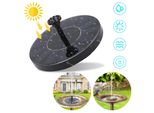 Jopassy Fontana Solare Pompe Da Giardino Pompa Solare 190L/H Fontana Solare, Pompa Solare 7V 1,5W Pompa Solare Fontana Caratteristica Dell'acqua, Pannello Solare Monocristallino Da Giardino